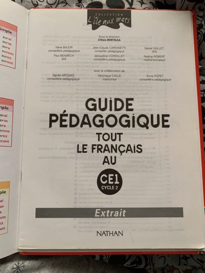 L'île aux mots - Tout le français au CE1 + Guide pédagogique (Extrait) - photo numéro 3