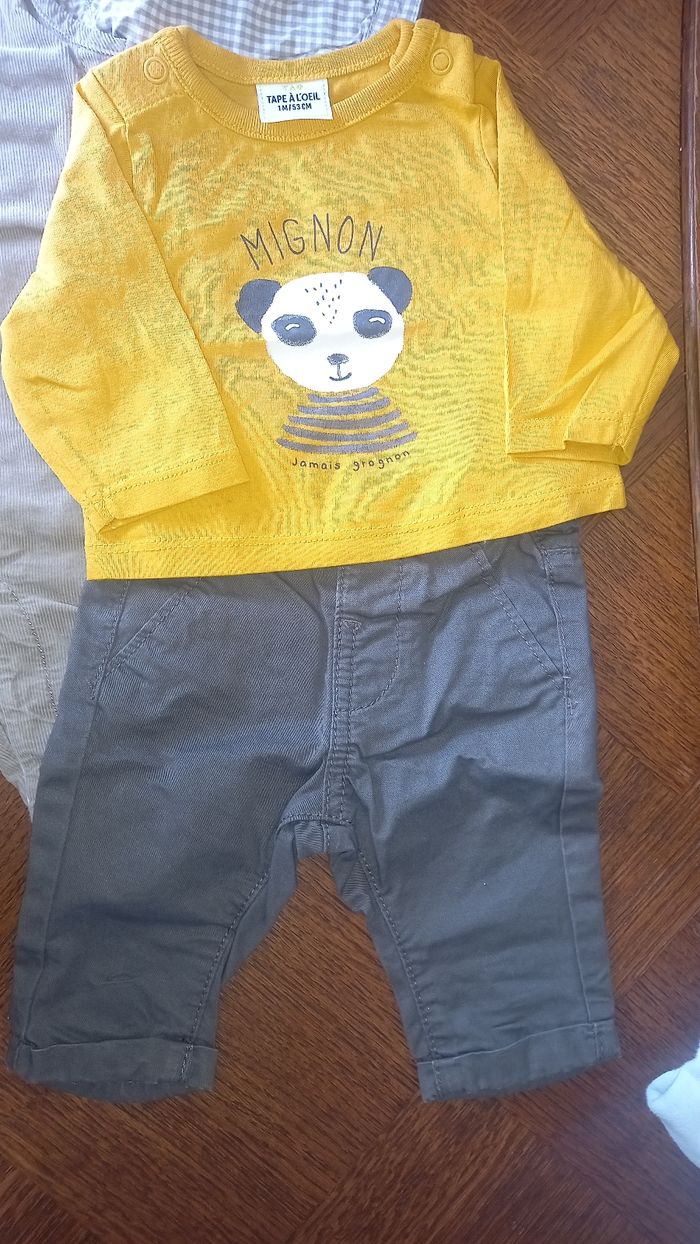 Lot de 3 ensemble 1 mois - photo numéro 3