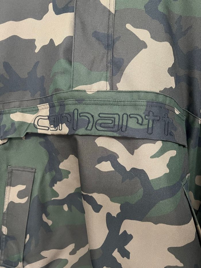 Blouson carhartt half zip avec intérieur en fourrure