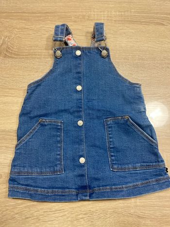 Robe salopette 9 mois fille