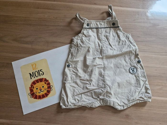 Short salopette Okaidi 1 an