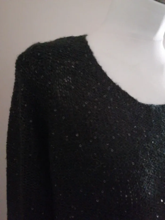 Pull noir in extenso taille 42 - photo numéro 2