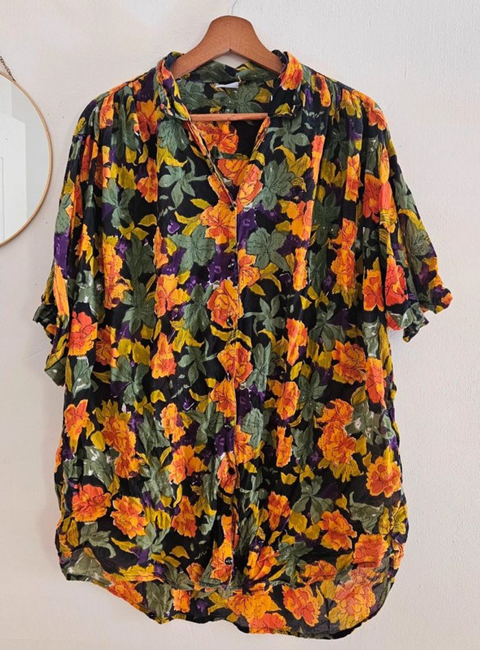 Blouse fleurie vintage