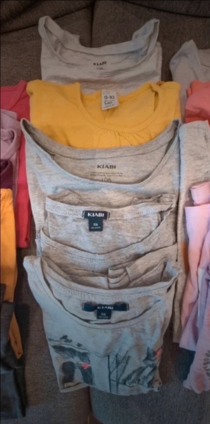 Lot de 20 tee-shirts manches longues fille - photo numéro 6