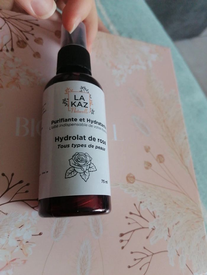 Hydrolat de rose neuf La Kaz naturelle 75ml