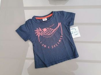 Tee-shirt manches courtes fluo TAO 2 ans