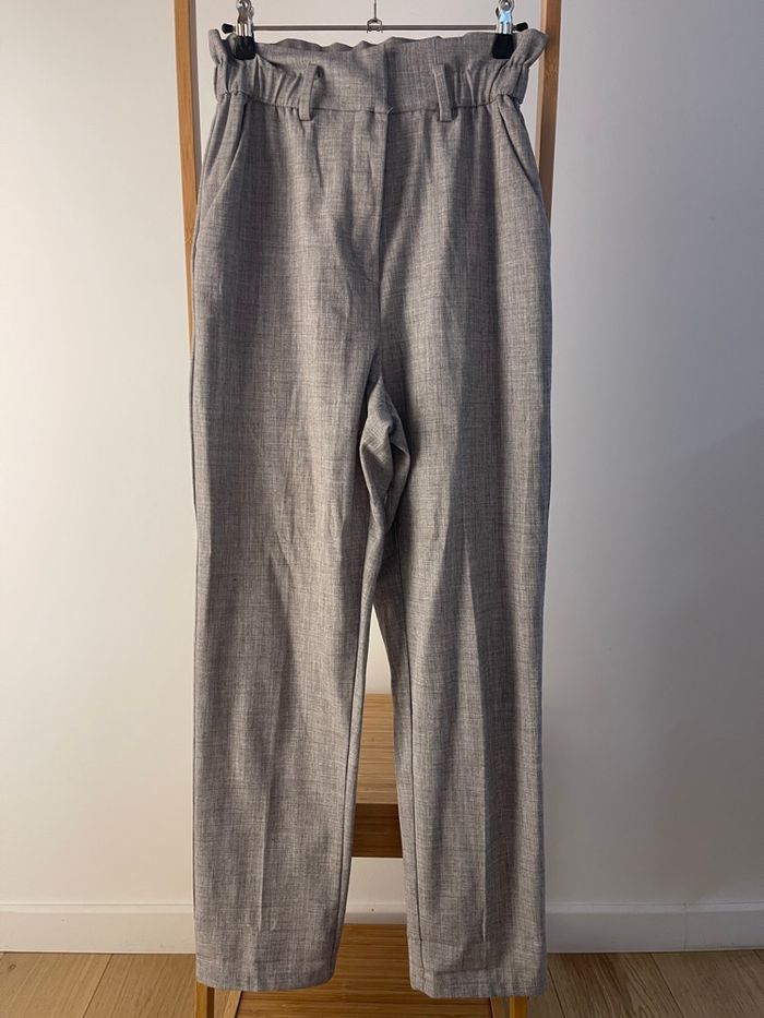 Pantalon toile taille élastiquée - photo numéro 4