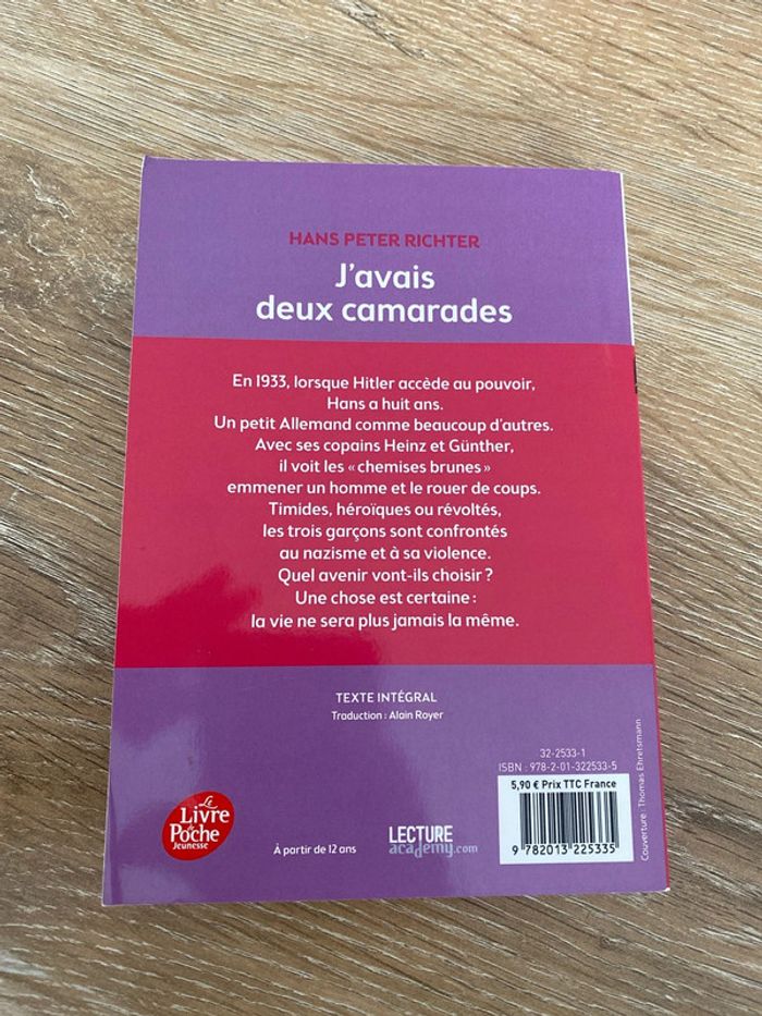 j’avais deux camarades Hans peter Richter - photo numéro 2