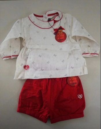 Ensemble neuf Noël fille 6 mois Sergent major