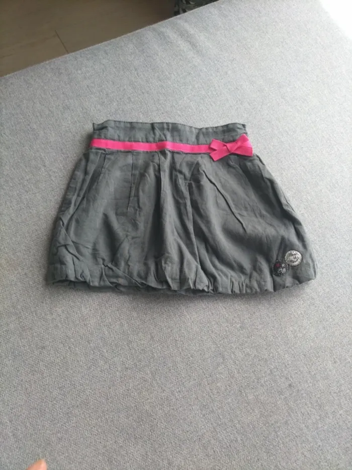 Ensemble t-shirt manches longues Jupe courte boule 12 mois - photo numéro 2