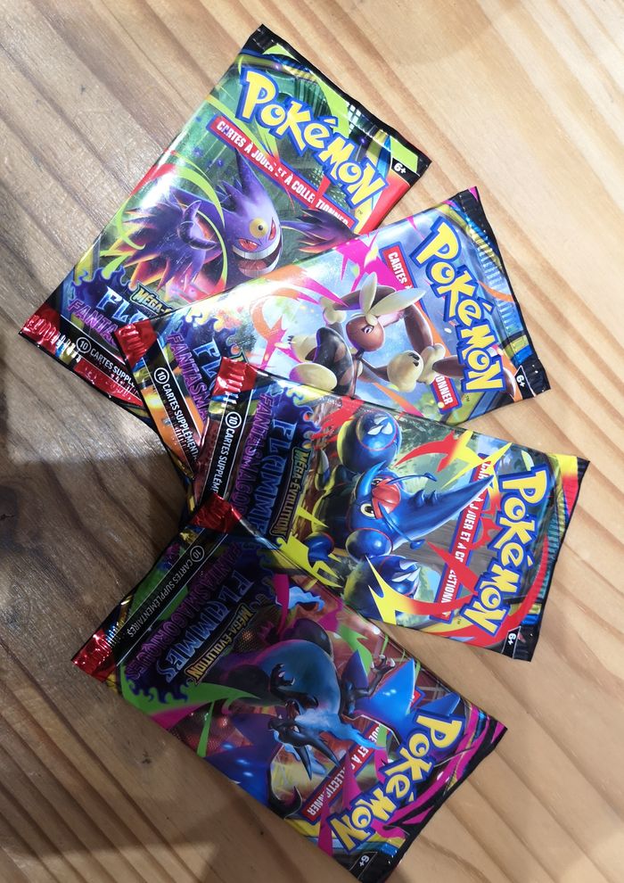 Booster Pokemon Méga Evolution Flammes Fanstamagoriques neuf demi display scellé série Française - photo numéro 2