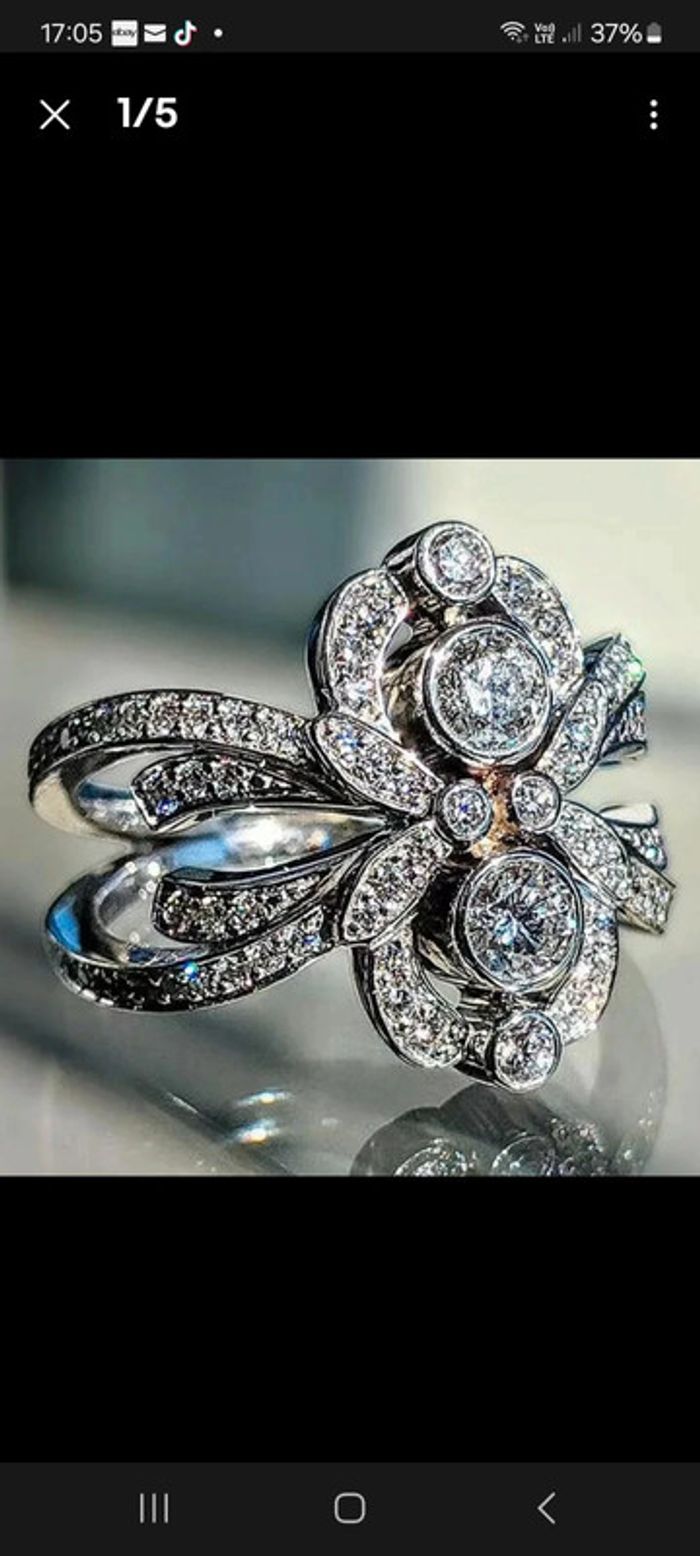 Bague en argents massif 925 - photo numéro 5