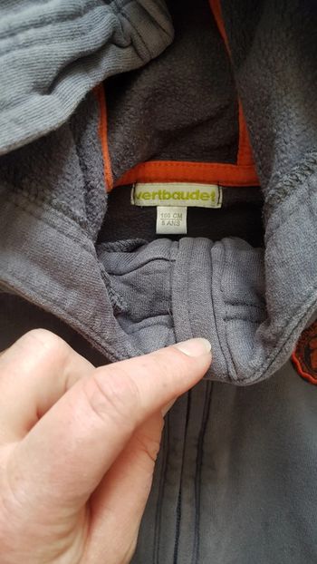 Veste zippé grise t ans verbaudet