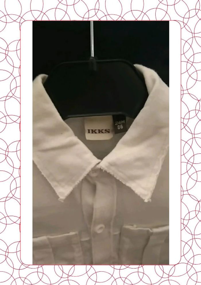 IKKS 24 mois / 2ans chemise blanche - photo numéro 5