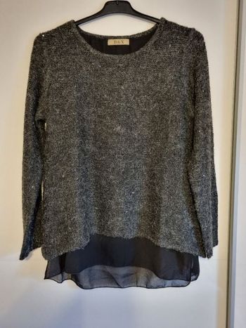 Joli pull anthracite