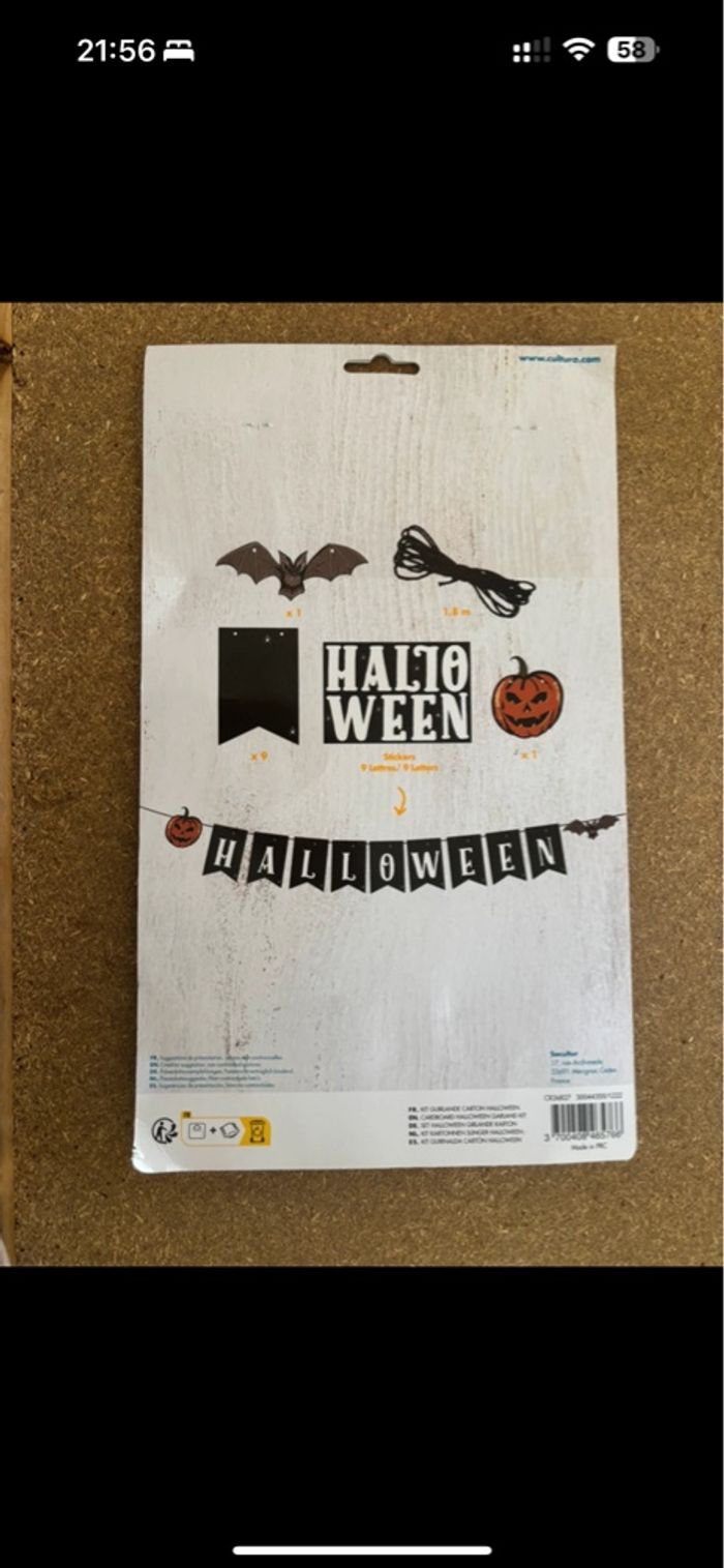 Guirlande Halloween neuve - photo numéro 4