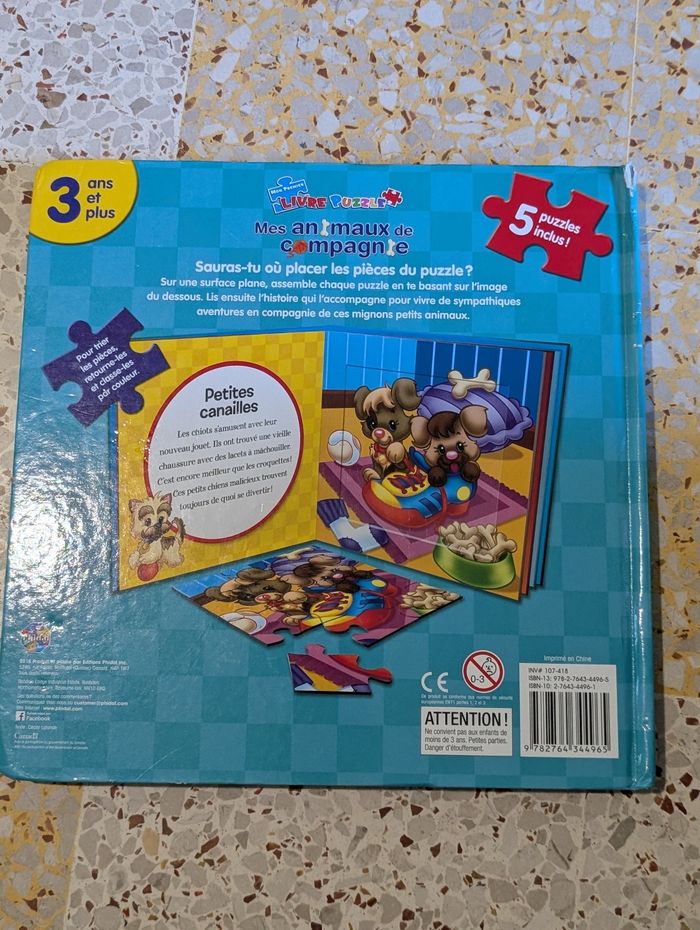 Livre puzzle animaux - photo numéro 2