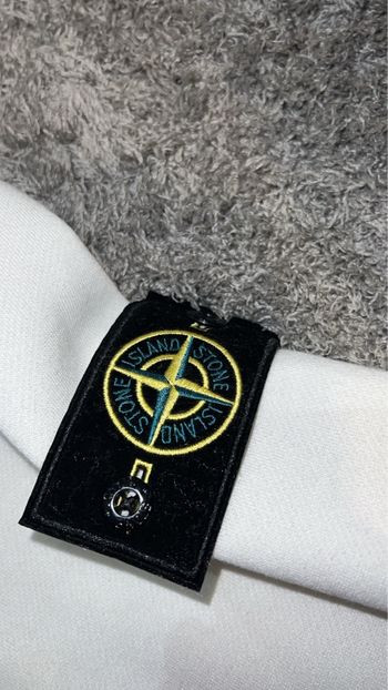 Pull stone island  blanc 
