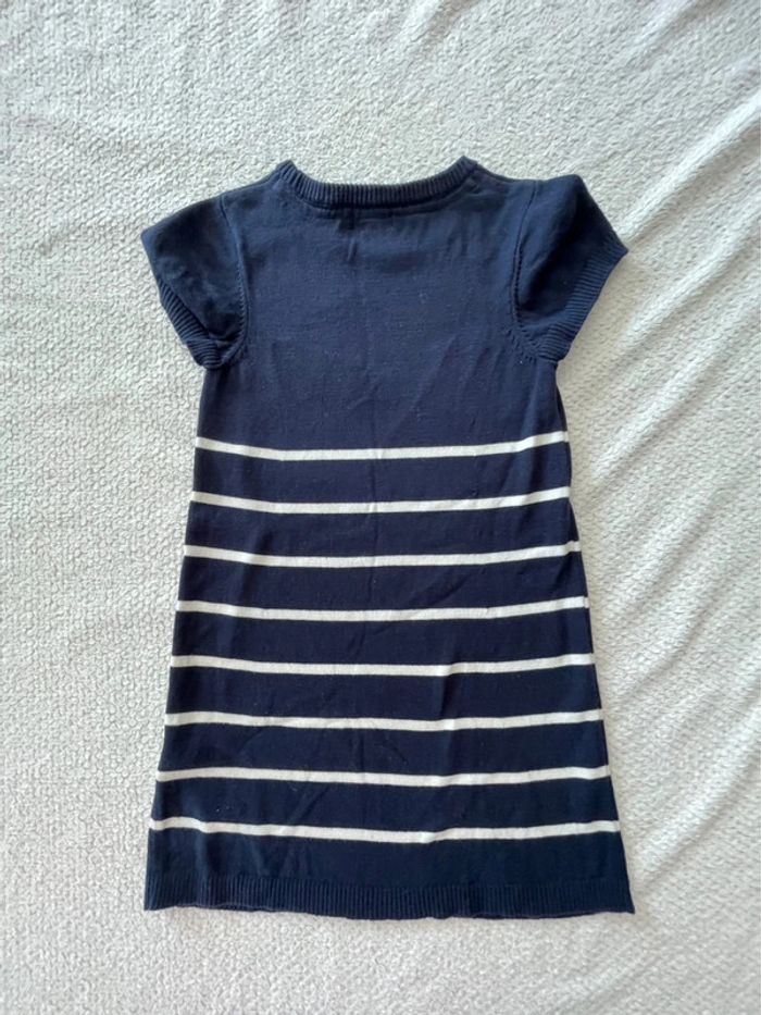 Robe fille bleu marine et blanc Orchestra 8 ans - photo numéro 3