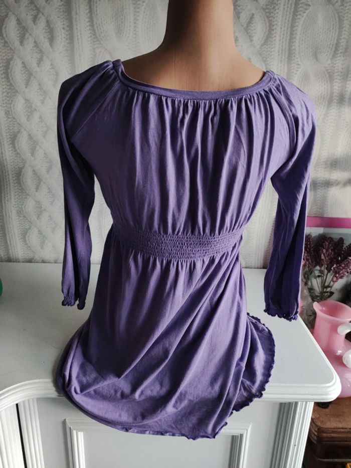 Tunique violette Zara taille M - photo numéro 3