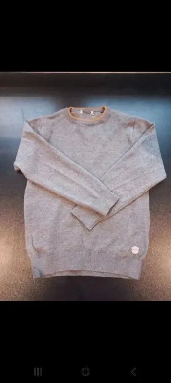Pull gris vertbaudet taille 4 ans