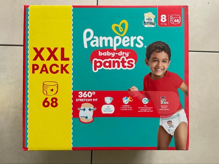 Pack XXL Pampers Pants T.8