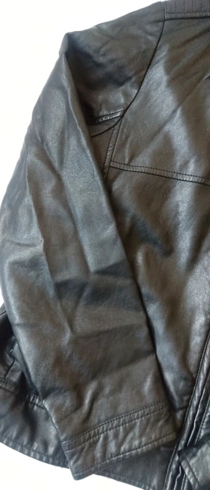 Blouson bombers avec capuche noir fille 10 ans NKY - photo numéro 8