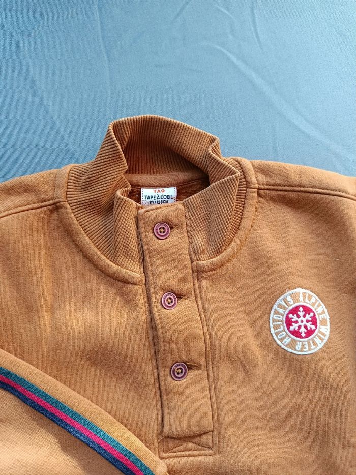 Sweat chaud camel 🎮 Taille 8 ans - photo numéro 3