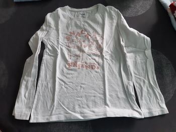 Tee-shirt blanc motifs