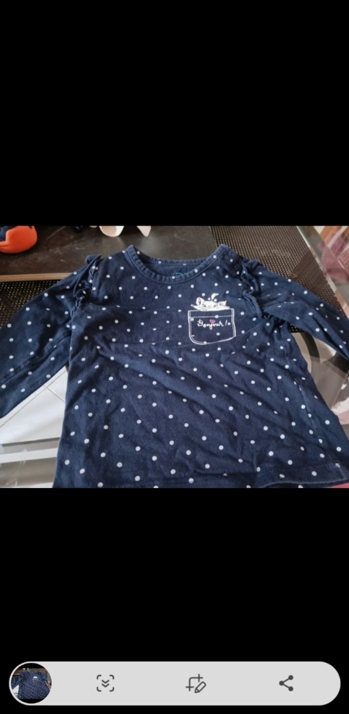 Lots tee short disney manche longue taille 12 mois
