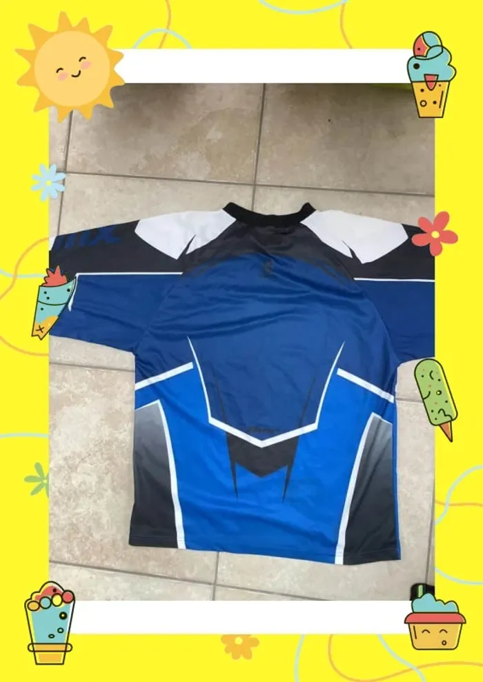 Thor Phase motocross Jersey series 2016 L bleu - photo numéro 6