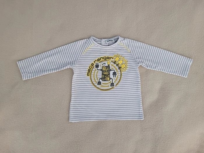 t-shirt manches longues 12 mois 74 cm - photo numéro 2