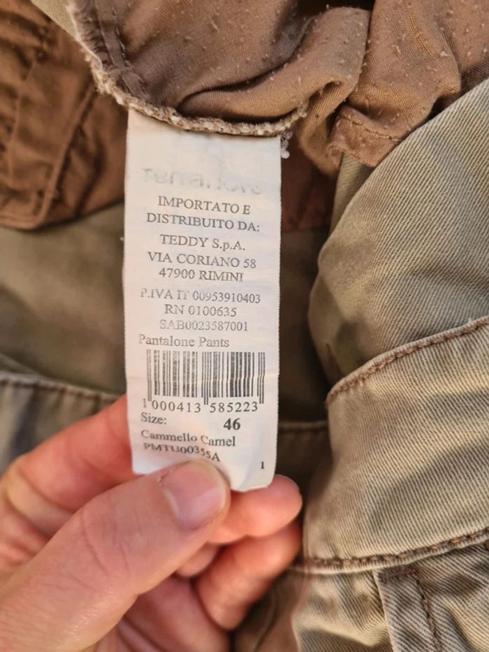 Pantalon chino couleur camel taille italienne 46 - photo numéro 5