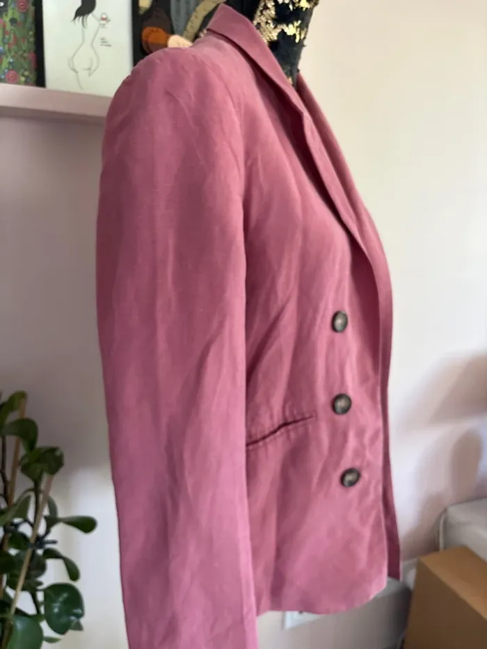 Veste blazer rose Promod - photo numéro 4