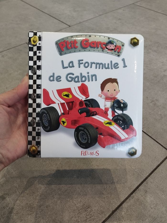 Livre p'tit garçon la formule 1 de Gabin