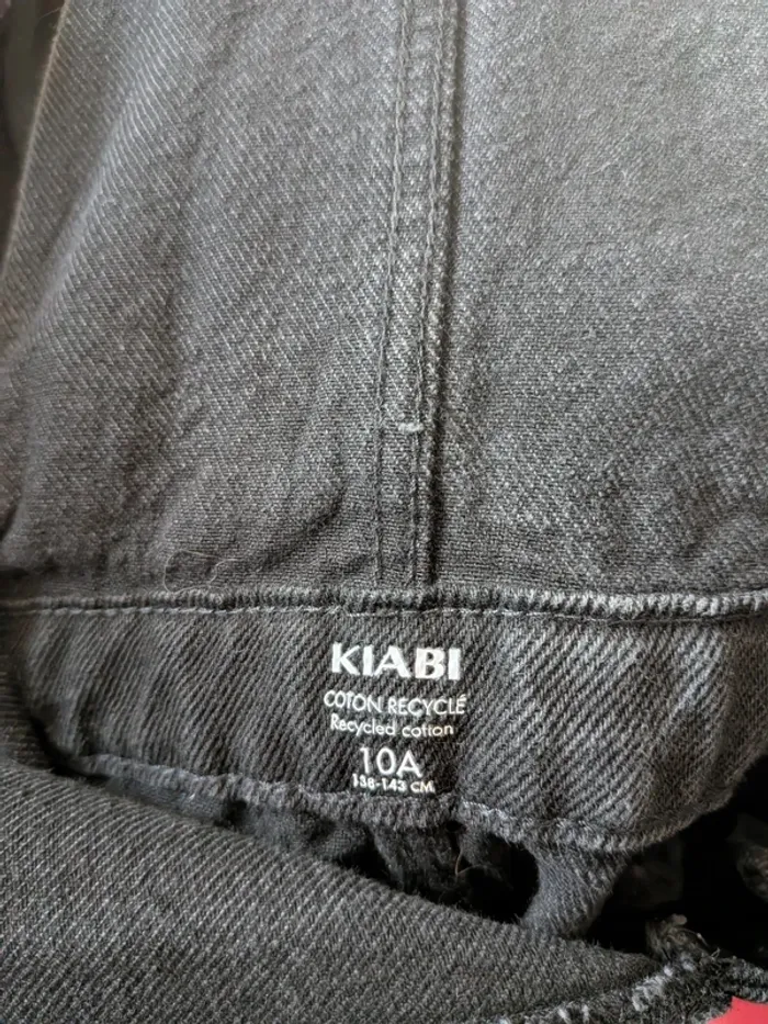 Robe Salopette en jeans Kiabi 10ans - photo numéro 5