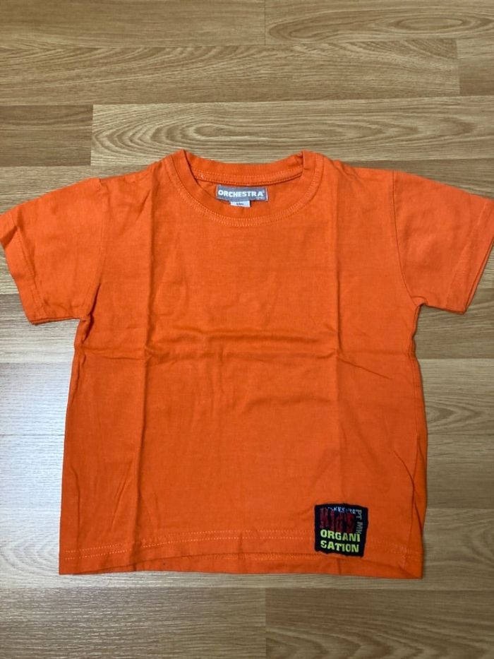 T short manches courtes orange