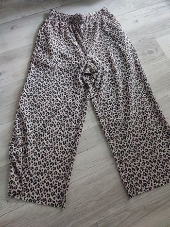 Pantalon fluide leopard