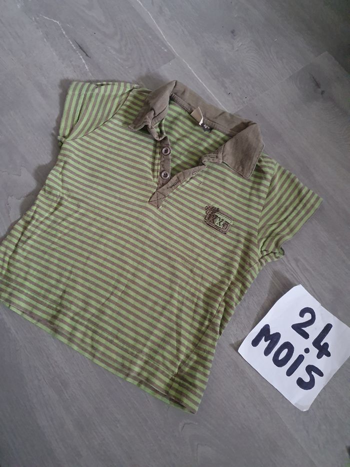 Maillot t-shirt polo 24mois garçon