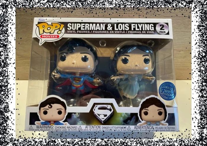 funko pop superman et lois flying / 2 pack