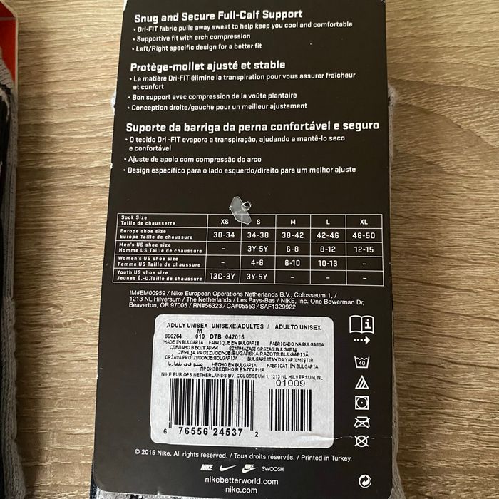 Lot  de 2 chaussettes de football Nike - photo numéro 2