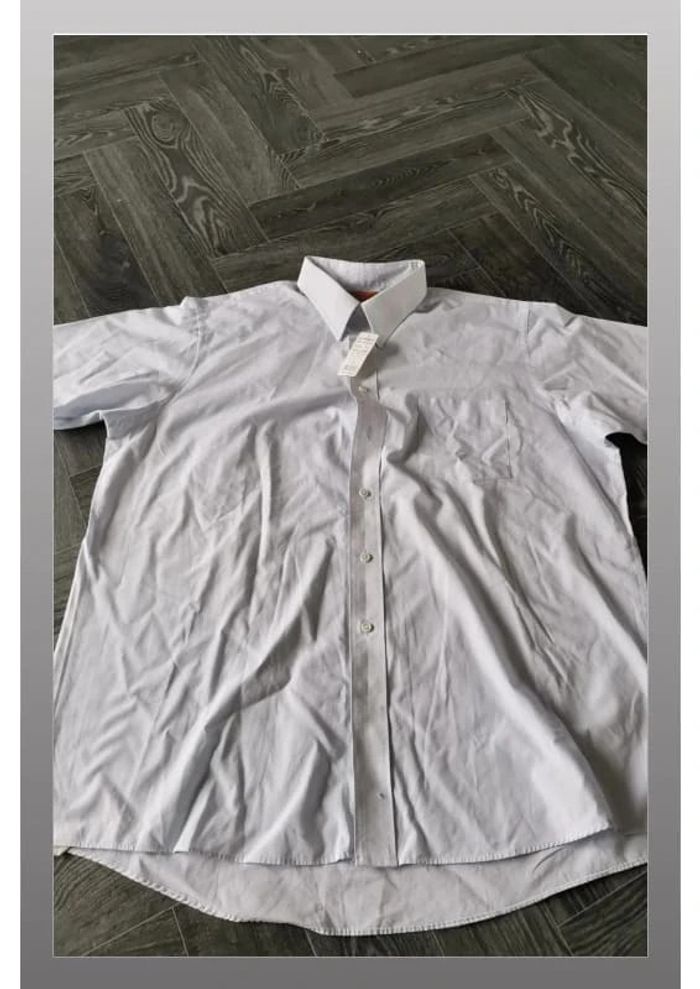 Chemise bleue manche courte Classic Taille L