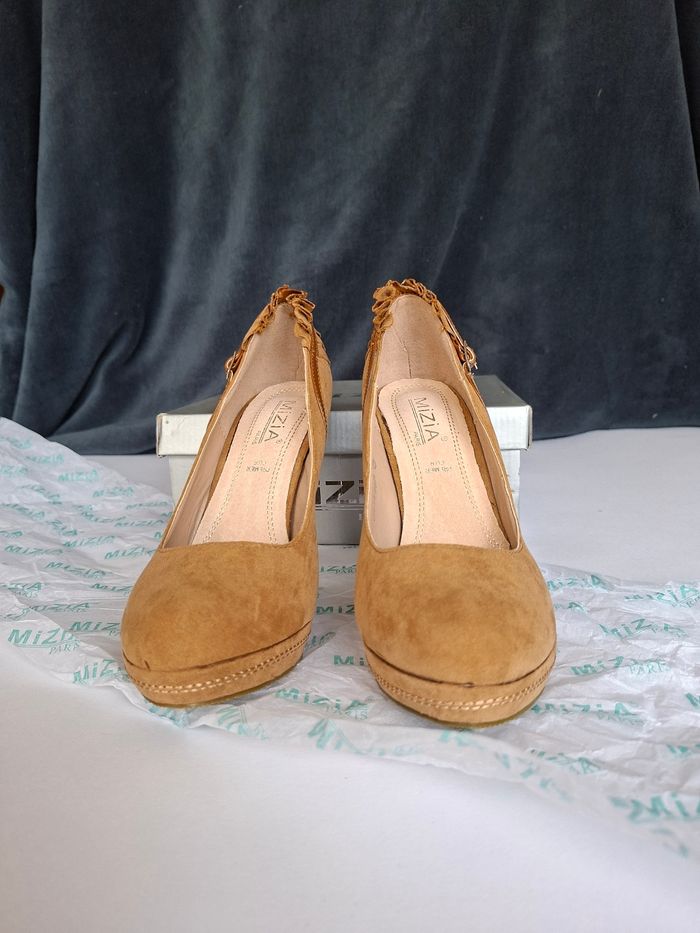 Escarpins Mizia Paris camel – T38 – neuves - photo numéro 4