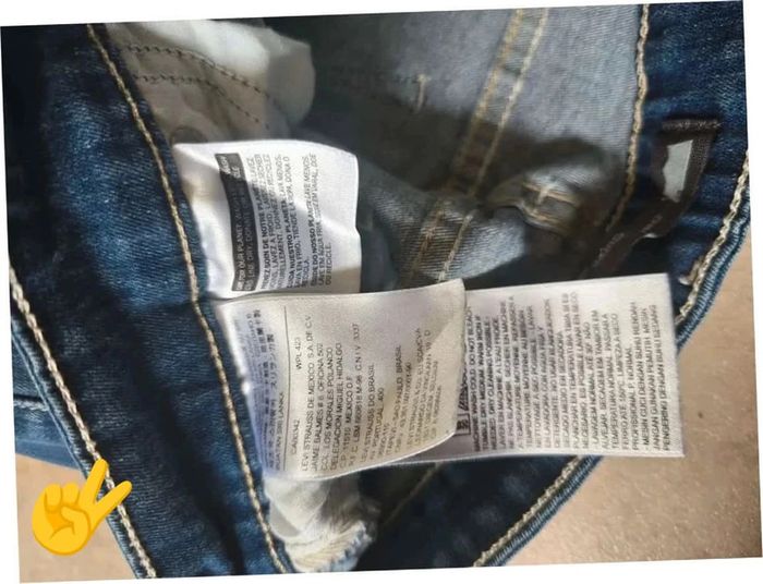 Jeans Levi's W27|FR36 L30 coupe droite bleu marine Femme-Women pan401 - photo numéro 7