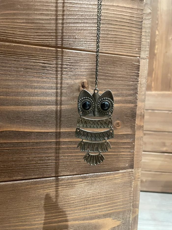 Collier long hibou - photo numéro 2