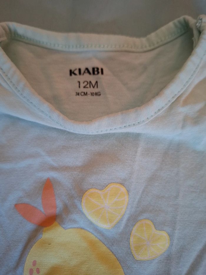 Tee-shirt avec short bébé - photo numéro 2