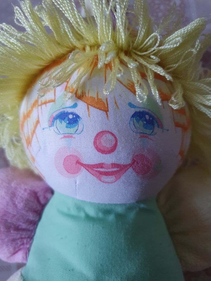 Doudou Clown marque Mundia Vintage - photo numéro 2