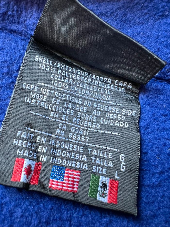 Adidas Polaire Vintage Marché Nord-Américain Années 90 Taille L – Rare - photo numéro 10