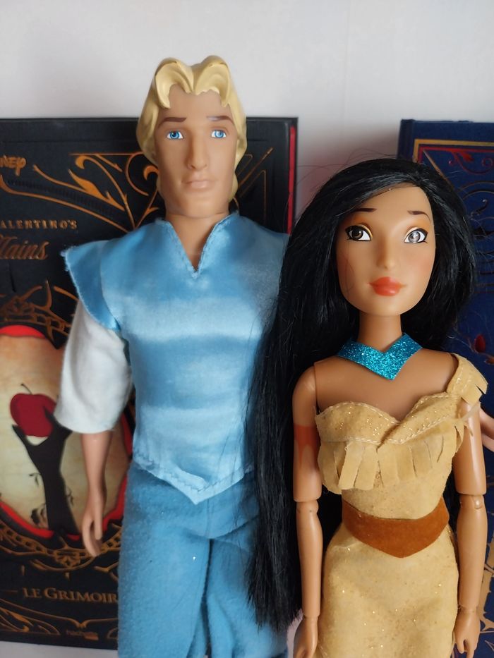 Deux Poupées John Smith et Pocahontas Disney Classic Disney Store - photo numéro 2