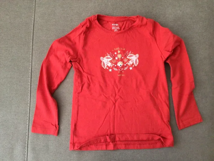 T-shirt fin manches longues